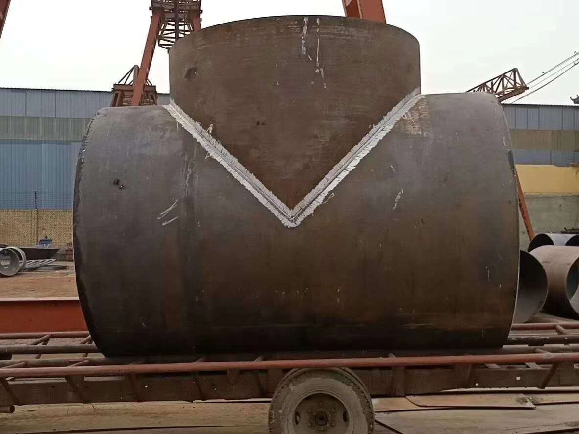 大口徑焊接三通2032*12，鋼板制焊接三通